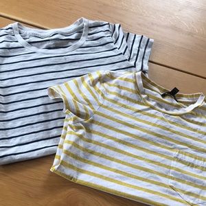 2 Striped Tees
